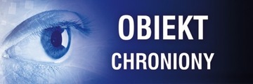 Obiekt chroniony znak tabliczka 10x30 PCV