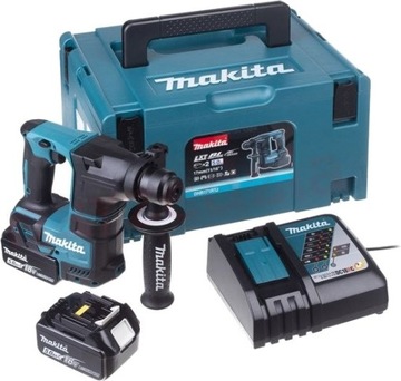 MŁOT UDAROWY OBROTOWY AKUMULATOROWY 18V 2*5.0AH MAKITA DHR171RTJ