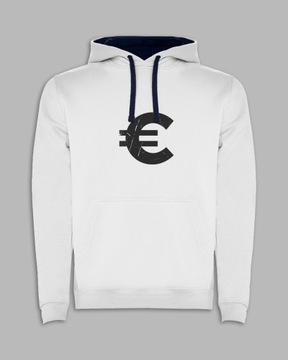BLUZA Z KAPTUREM - EURO Biały XXL