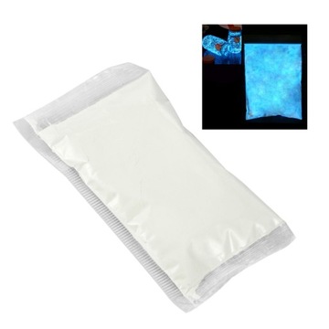 PROSZEK FLUORESCENCYJNY ŚWIECĄCA FARBA PROSZKOWA NIEBIESKI 100G