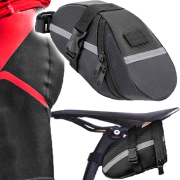 1,7L SAKWA ROWEROWA POD SIODEŁKO TORBA NA ROWER WODOODPORNA ETUI TYLNA