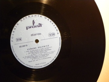 LP EDWARD HULEWICZ FOR THE HEALTH OF THE LADIES АВТОГРАФ ЭКЗ.