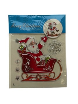 БОЛЬШАЯ НАКЛЕЙКА С РОЖДЕСТВЕНСКИМИ УКРАШЕНИЯМИ