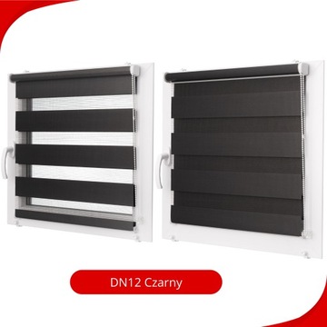 ROLETA DZIEŃ NOC 78x150 cm Rolety Wewnętrzne na Wymiar Voppi Różne Kolory