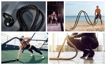 ВЕРЕВКА METEOR CROSSFIT СИЛОВАЯ ТРЕНИРОВОЧНАЯ ВЕРЮКА 12 м