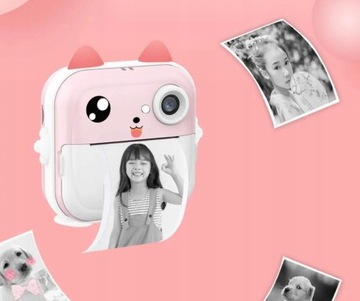 DRUKUŚ 2.0 МГНОВЕННАЯ КАМЕРА ТЕРМАЛЬНЫЙ ФОТОПРИНТЕР СИНИЕ КАРТРИДЖИ