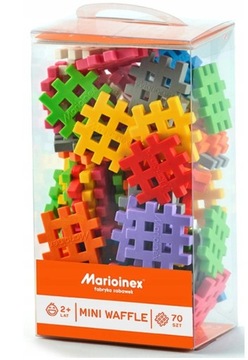 Marioinex Klocki konstrukcyjne Wafle Mini 70el.