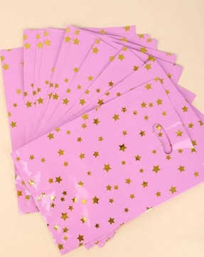 СУМКИ ИЗ ФОЛЬГИ, ЗВЕЗДЫ, 3 шт 25 см.