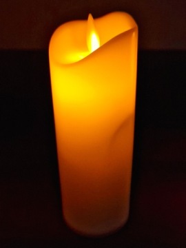 СВЕЧА СВЕТОДИОДНАЯ ВСТАВКА ДЛЯ СВЕЧИ С ДВИЖУЩИМСЯ ПЛАМЕНЕМ С АККУМУЛЯТОРНОЙ СВЕЧОЙ 15