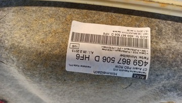 AUDI A6 C7 ПОТОЛКА КОМБИ 4G9867506D
