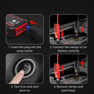 UTRAI Car Booster аварийный аккумулятор 16000 мАч