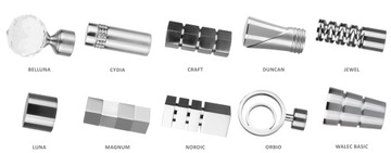 ДВОЙНОЙ КАРДИН 400 СМ 19+19 ММ СОВРЕМЕННЫЙ 3 ЦВЕТА НА ВЫБОР КОНЦОВ RENA