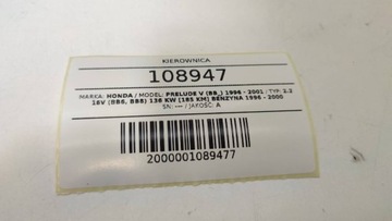 VOLANT ULOŽENÍ AIRBAG MULTIFUNKČNÍ PRELUDE V HONDA