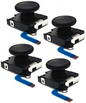 4 x JOYSTICK 3D GAŁKA ANALOG JOY-CON DRĄŻEK CZARNY