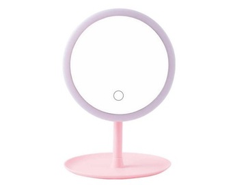 КОСМЕТИЧЕСКОЕ ЗЕРКАЛО ДЛЯ МАКИЯЖА СО СВЕТОДИОДНОЙ ПОДСВЕТКОЙ КРУГЛОЕ КРУГЛОЕ