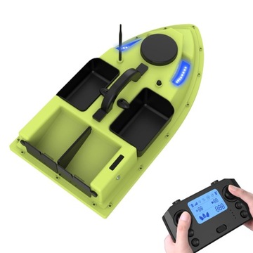 D19 GPS BAIT BOAT 500M LED 99 GPS-точек С 4 КОНТЕЙНЕРАМИ 12000 мАч