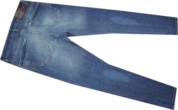 ZARA_W32 L30_ SPODNIE jeans Z ELASTANEM V645