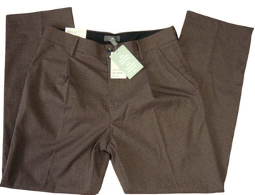 H&M 32 PAS 84 spodnie chino regular fit z metką