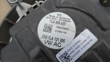 VENTILÁTOR CHLADIČŮ 7LA959455 VW T6