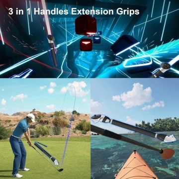 UCHWYT DO KONTROLERA META QUEST 3S/3 VR GAME EXTENSION GRIP