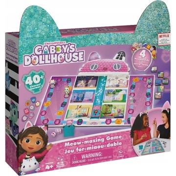 GABI'S CAT HOUSE УКРАШЕНИЕ ДОМА ДЛЯ КОШЕК НАСТОЛЬНАЯ ИГРА + 4 ЛЕНТЫ 4+