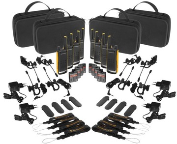 8 радиотелефонов MOTOROLA T82 EXTREME WALKIE TALKIE + 4 ЧЕХОЛА