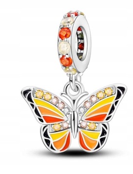 CHARMS ZAWIESZKA BIŻUTERIA MOTYL MOTYLEK model 6