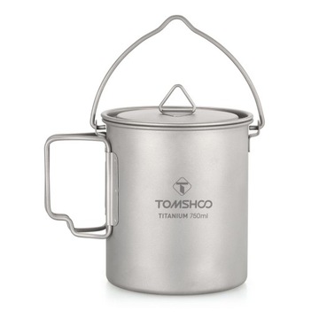 KUBEK/GARNEK 2-W-1 TYTANOWY KEMPINGOWY 750ml