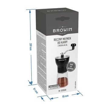 Ручная кофемолка С РЕГУЛИРОВКОЙ BROWIN
