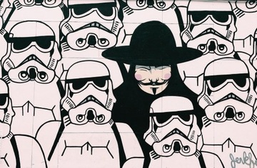 Fototapeta Szturmowiec Vendetta 175x115 cm