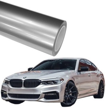 Fólie Stříbrná Metallic Lesklá 200cm*152cm Stříbrná Samolepicí Automobilová