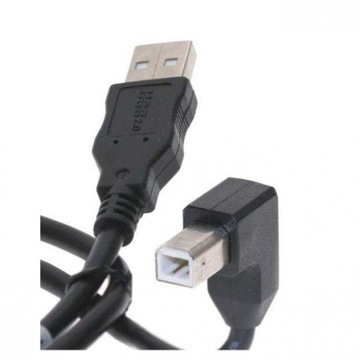 Kabel USB do drukarki pod kątem przewód kątowy kąt EPSON BROTHER HP CANON