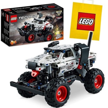 LEGO 42150 TECHNICS Monster Jam Pies Dalmatian Dalmatyńczyk NAPĘD PB +Torba