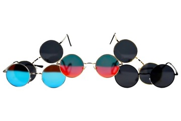 КРУГЛЫЕ ПОЛЯРИЗОВАННЫЕ ОЧКИ, ЛИНЗА, ЧЕХОЛ