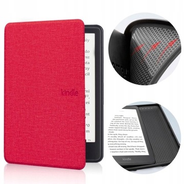 Чехол Kindle 11 Touch, силиконовая задняя панель, текстура малина, красный, другое