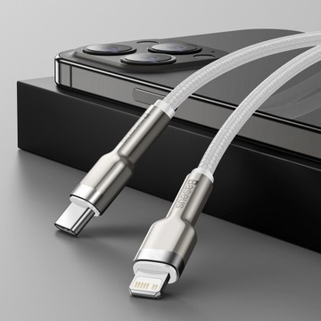 КАБЕЛЬ BASEUS STRONG ДЛЯ IPHONE USB TYPE C КАБЕЛЬ ДЛЯ LIGHTNING PD QC 20 Вт 1 м