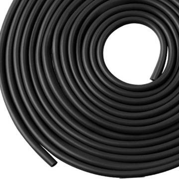 Защитная кромка двери автомобиля, резиновая 5 м, входная защита U-образной формы, черный автомобиль