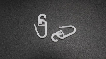 Кольцо с булавкой - Набор из 10 колец БЕЛЫХ.