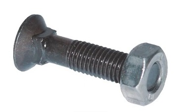 ŚRUBA PŁUŻNA Z PODSADZENIEM M10x35 10,9 Z NAKRĘTKĄ