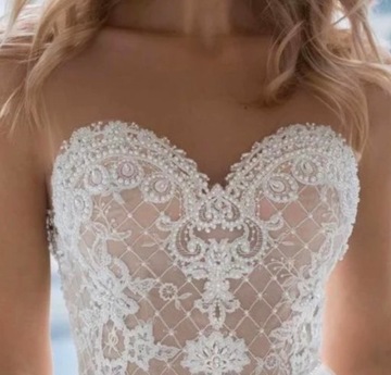 СВАДЕБНОЕ ПЛАТЬЕ ТРАПЕЦИЯ 44 XXL