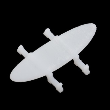 1/64 Сплав модель автомобиля спойлер крыши багажник 1
