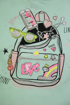 BLUZKA T-shirt BAWEŁNA 9 MIESIĘCY