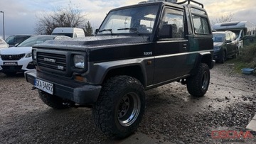Daihatsu Rocky II Soft Top 2.8 TD 102KM 1993 Daihatsu Rocky 2.8tdi 4x4 bardzo ladny stan rama zdrowa napedy sprawne sz, zdjęcie 2