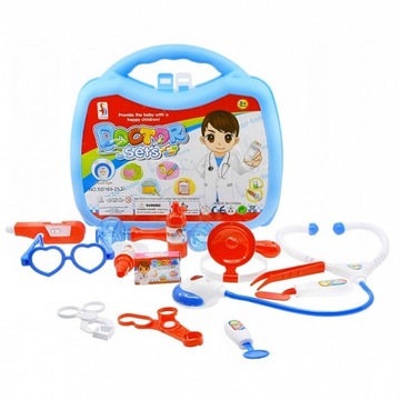 НАБОР ДОКТОРА В ЧЕМОДАНЕ МАЛЕНЬКИЙ ДОКТОР СТЕТОСКОП ЛЕКАРСТВА