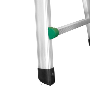 Алюминиевая шарнирная телескопическая лестница 4x4 DRABEST