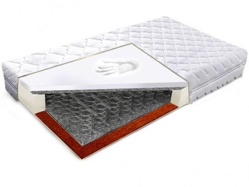 Materac sprężynowy 90x180 visco kokos 22 cm