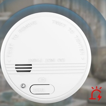 Детектор дыма 85 децибел Самотестирование Сигнализация низкого заряда батареи