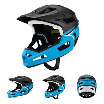 KASK ROWEROWY KASK NA ROWER GÓRSKI KASK PEŁNOTWARZOWY