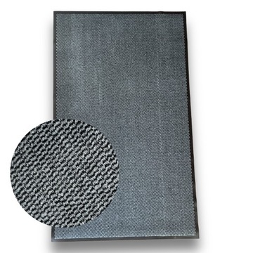 WYCIERACZKA POD DRZWI DO BUTÓW 90x150 CM CZARNO SZARA GRUBA PROMOCJA
