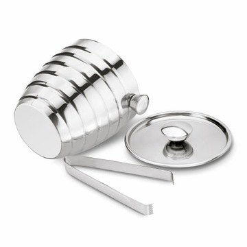 ВЕДРО ДЛЯ ЛЬДА КОНТЕЙНЕР ДЛЯ ЛЬДА с щипцами, нержавеющая сталь, 1,5 л